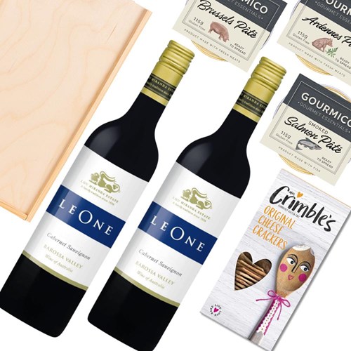 Leone Cabernet Sauvignon 75cl Red Wine And Pate Duo Gift Box